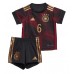 Tyskland Joshua Kimmich #6 Replika Babykläder Borta matchkläder barn VM 2022 Korta ärmar (+ Korta byxor)